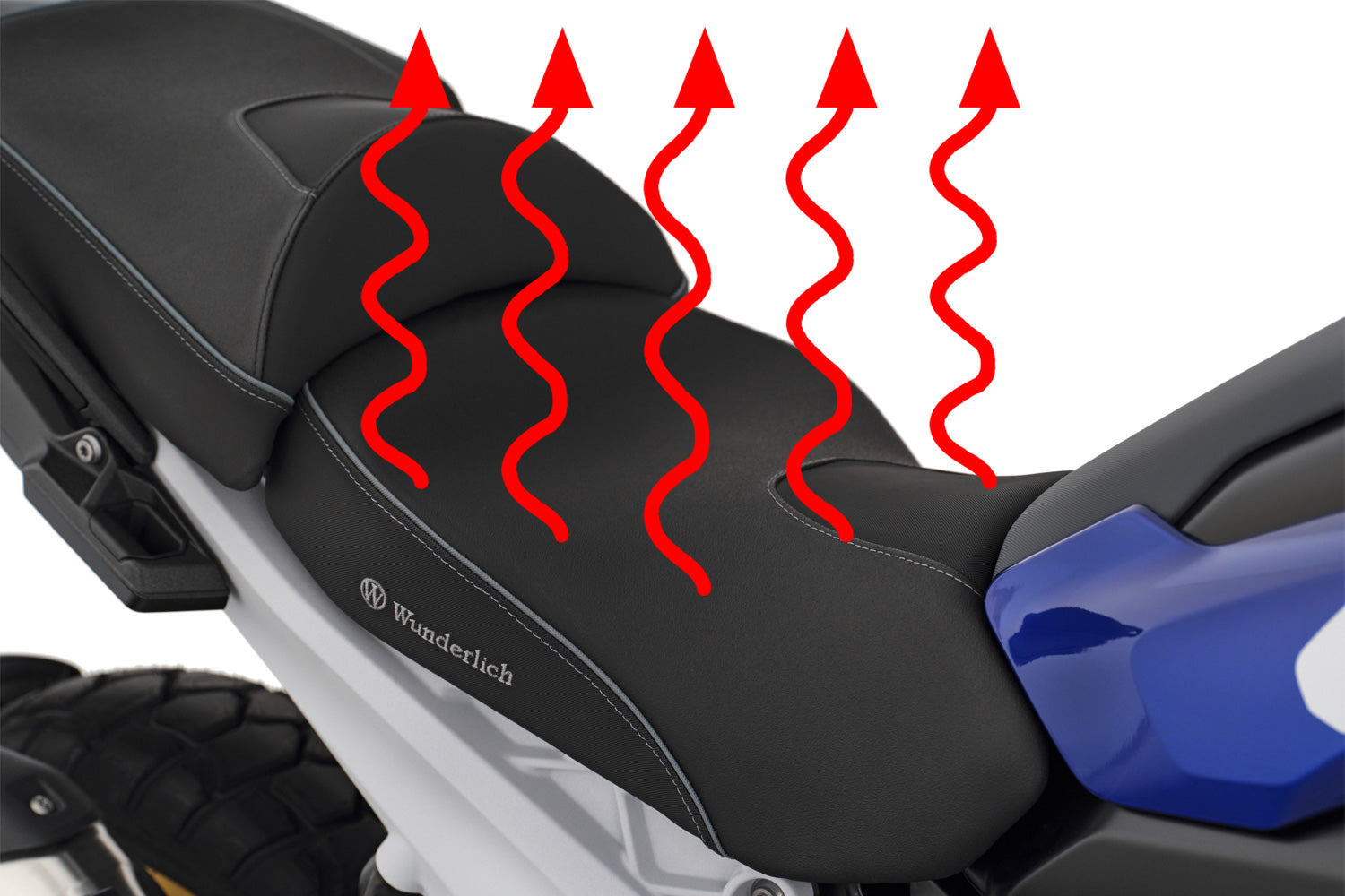 Wunderlich AKTIVKOMFORT rider seat - with seat heating Smart Plug & Play R 1300 GS-13110-002