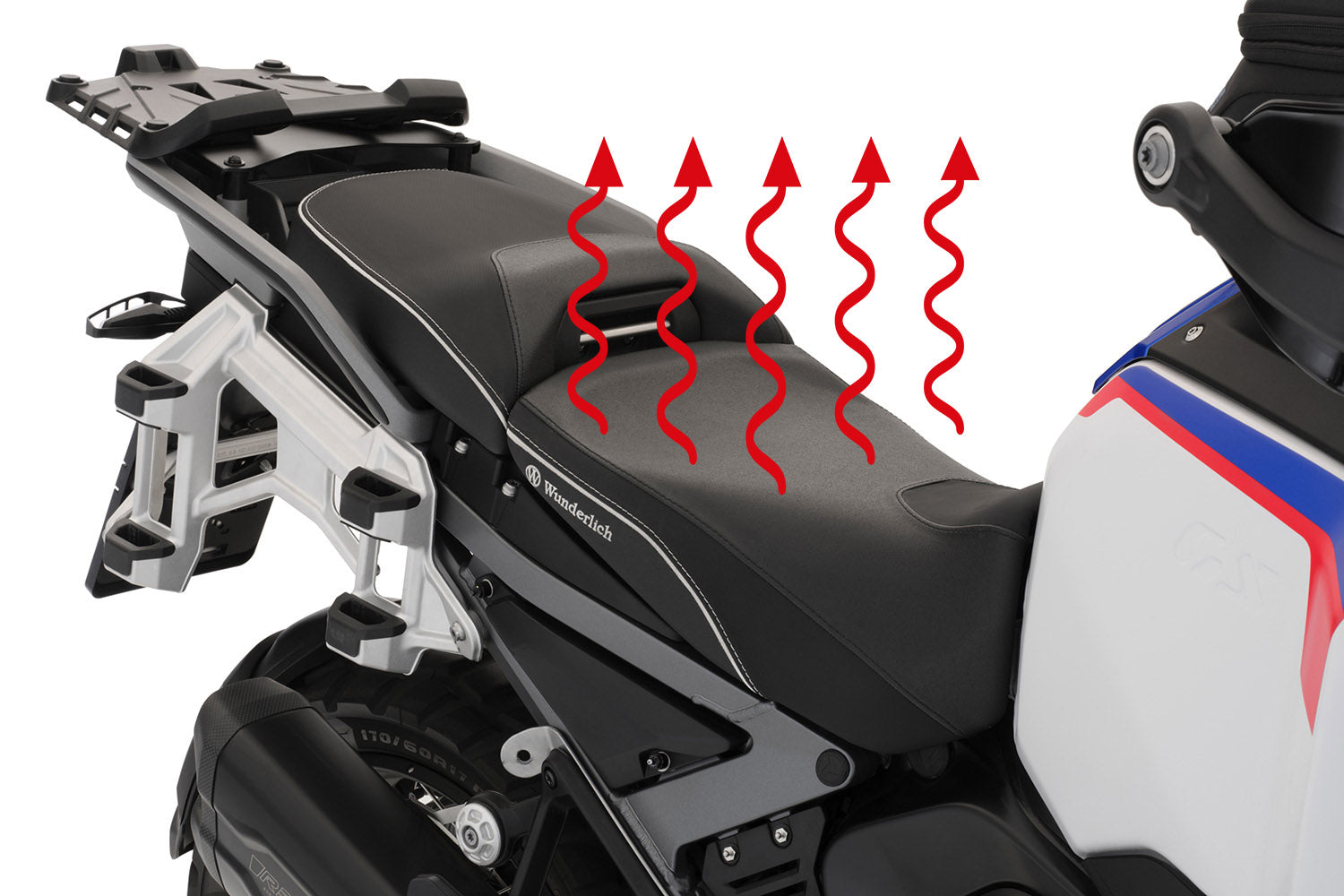 Wunderlich AKTIVKOMFORT Rider Seat with Smart Plug & Play Seat Heating R 1300 GS Adv.-13136-002