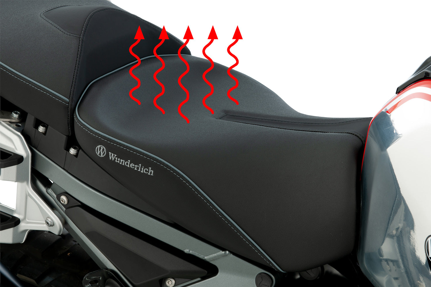 Wunderlich AKTIVKOMFORT Rider Seat with Smart Plug & Play Seat Heating R 1300 GS Adv.-13136-002