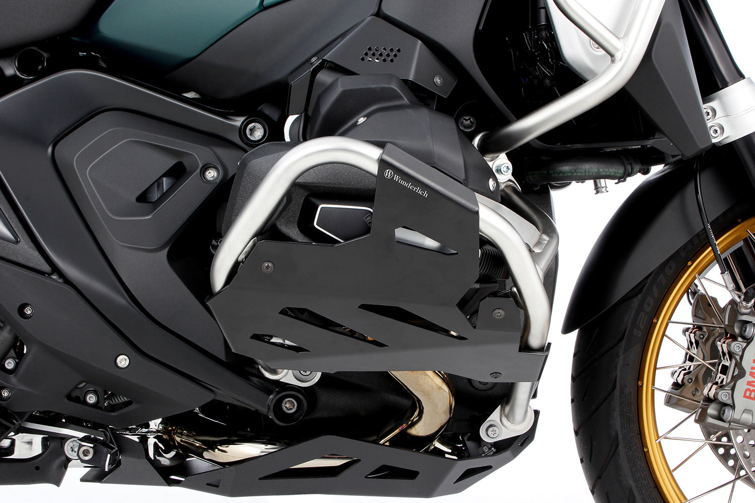 Wunderlich cylinder head protection for original engine protection bar R 1300 GS and GS Adventure - complete your BMW ✔ Premium components