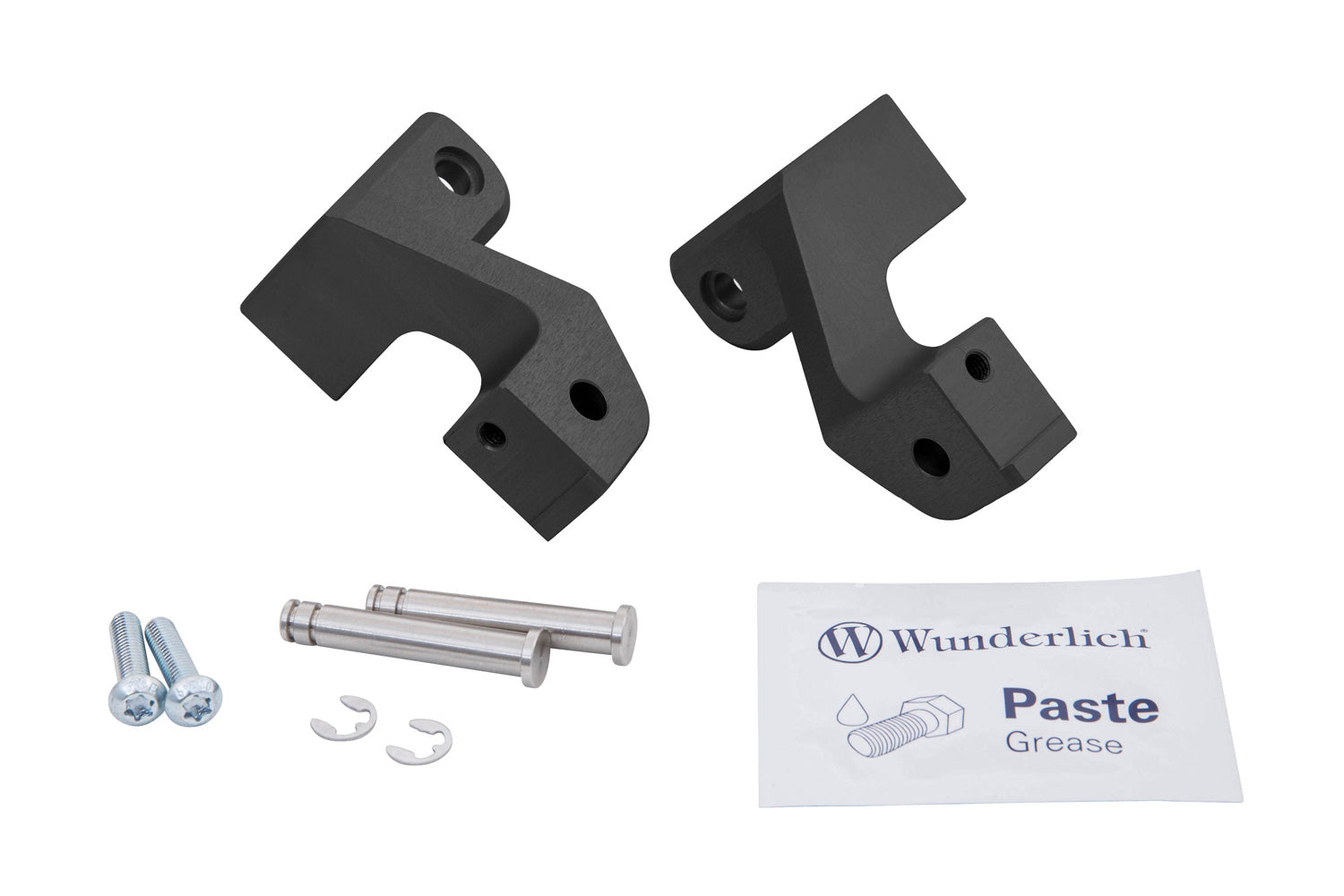 Wunderlich passenger footrest lowering kit R 1300 GS (Adventure) - complete your BMW ✔ Premium components ✔ Integrated design ➜ Order now