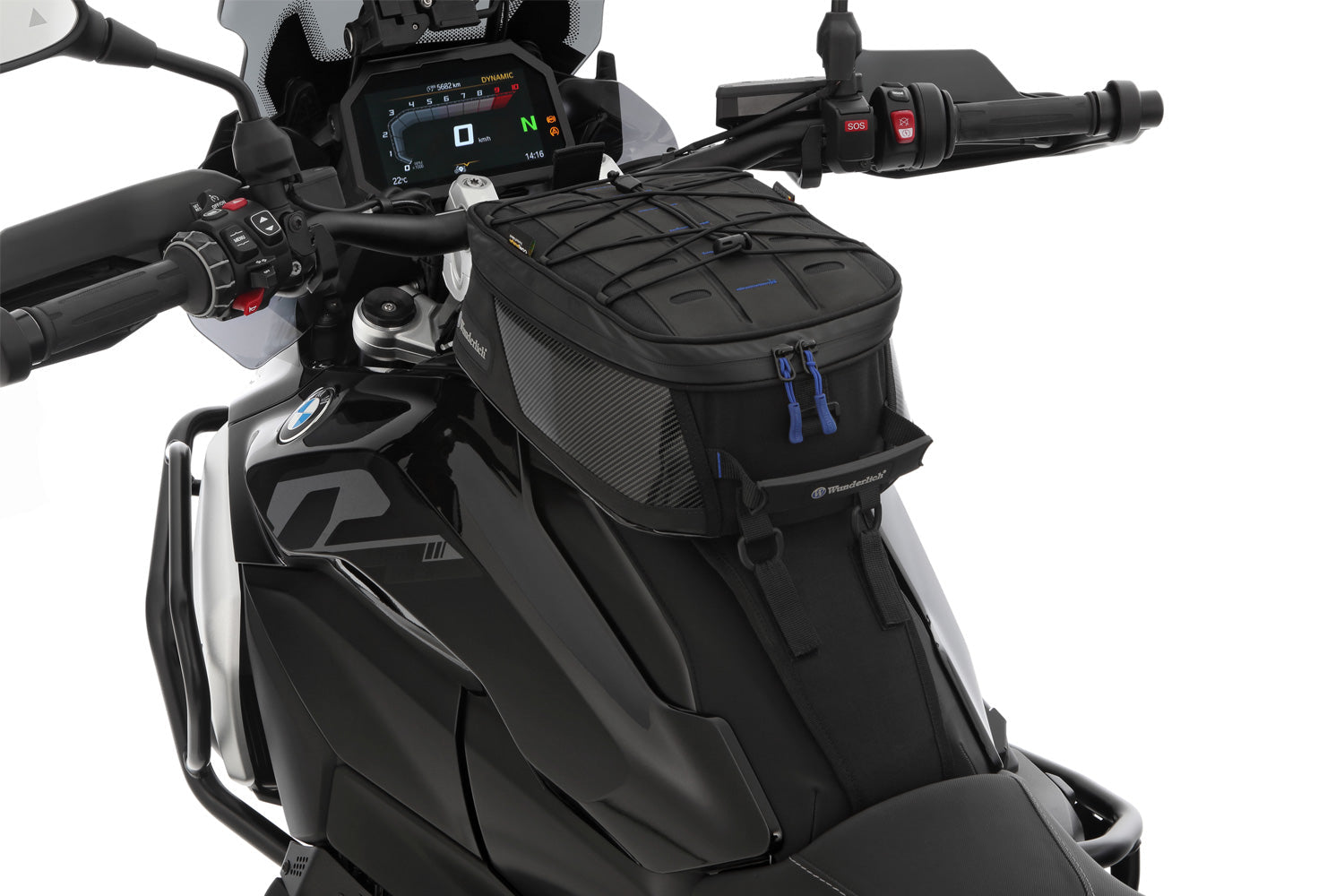 System mount for the tank bags of the Wunderlich ELEPHANT series