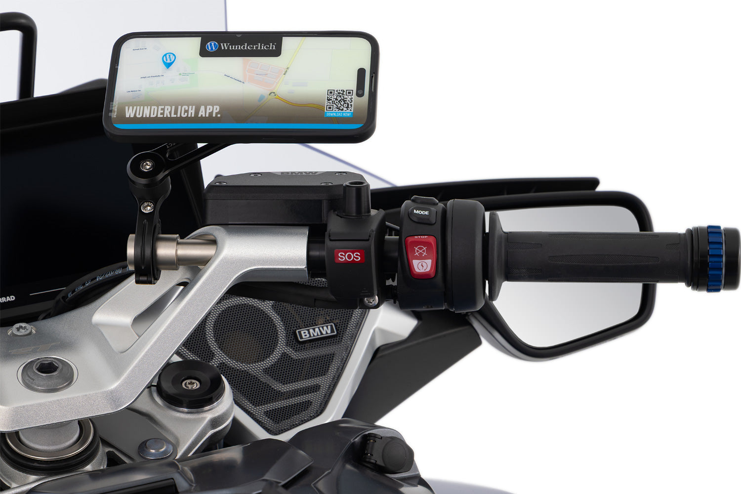 Universal 22 mm adapter as a base for mounting smartphone holders ✔ Premium components ✔ Integrated design ➜ Order now