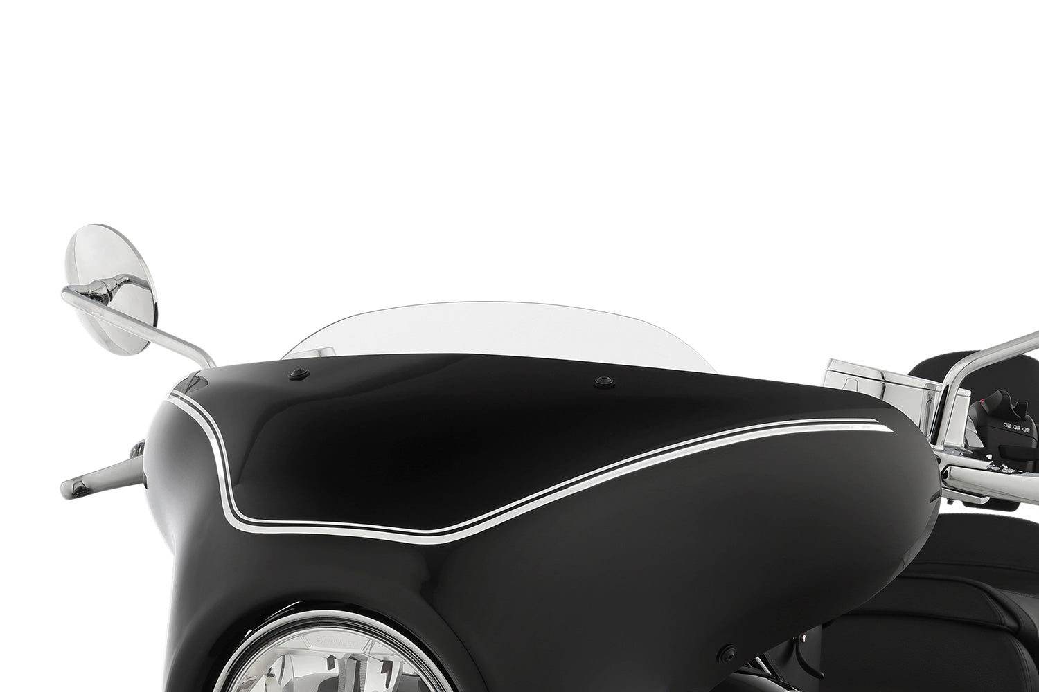 clear transparency with no irritating visual distortions.
 