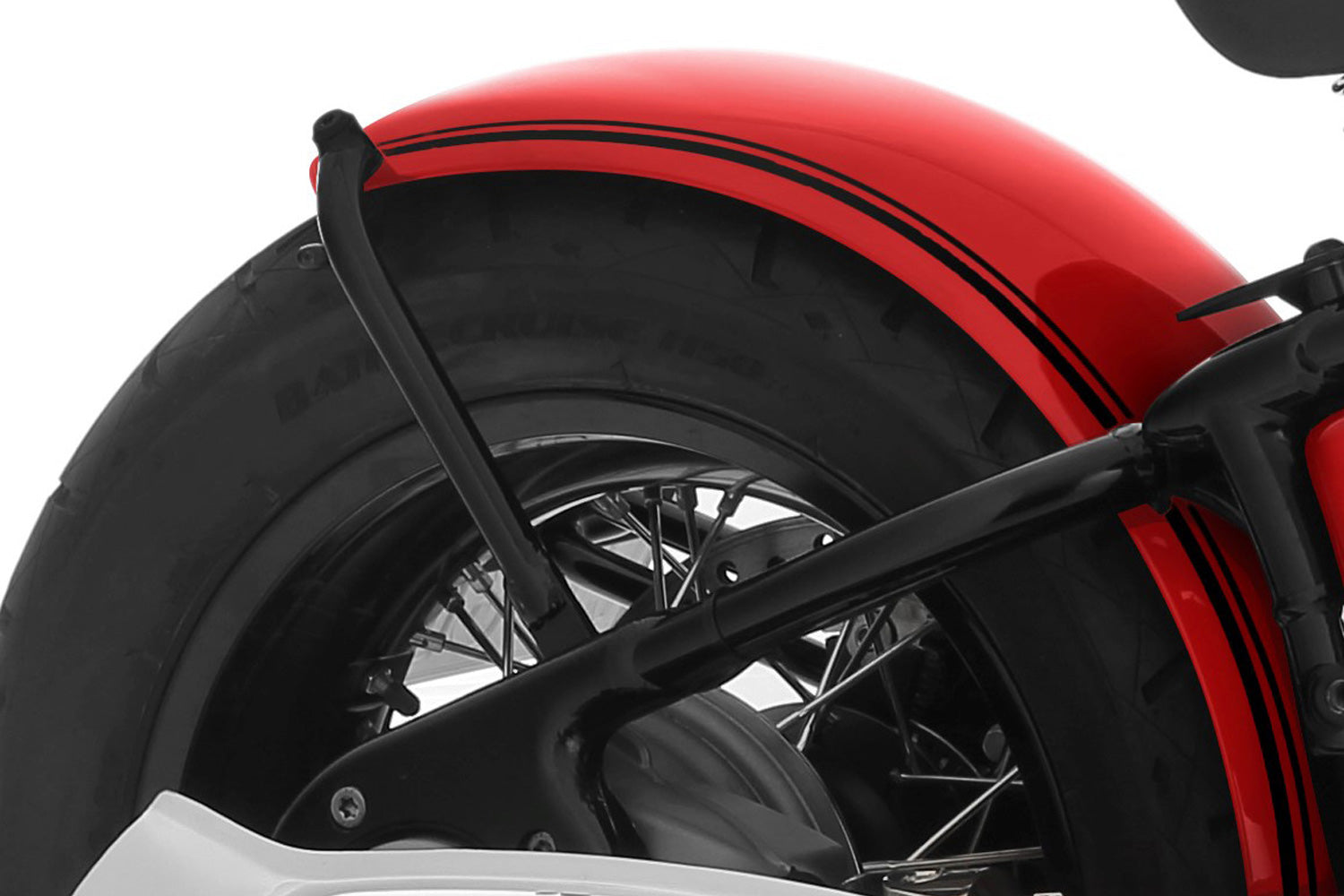Rear wing made by hand with a lot of experience on the "English Wheel"