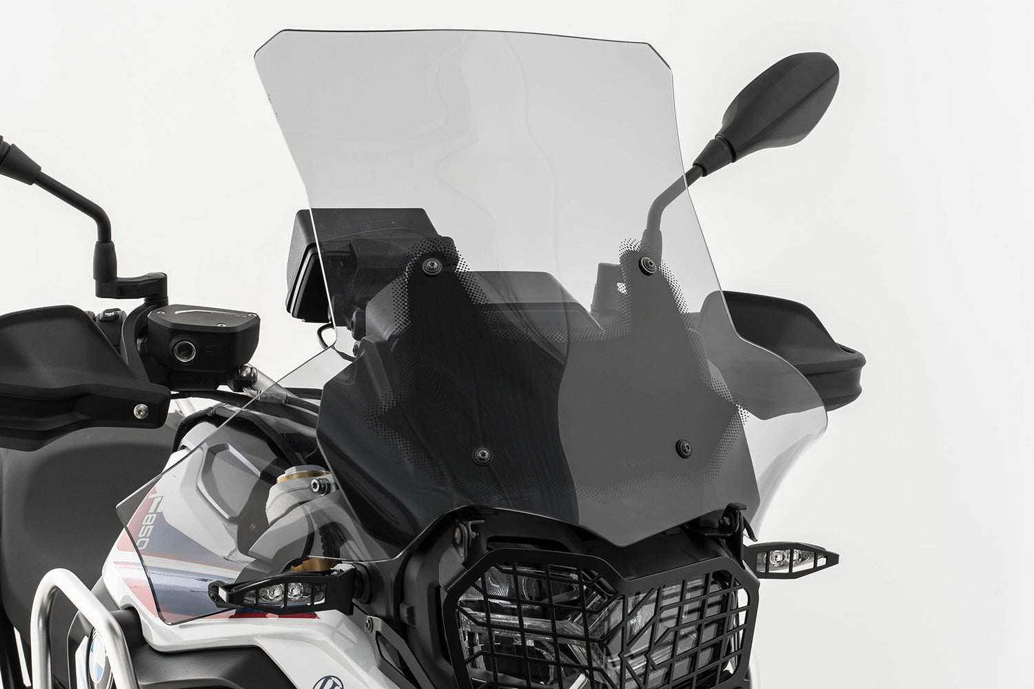 Wunderlich windshield »EXTREME« extremely long bracket, transparent 