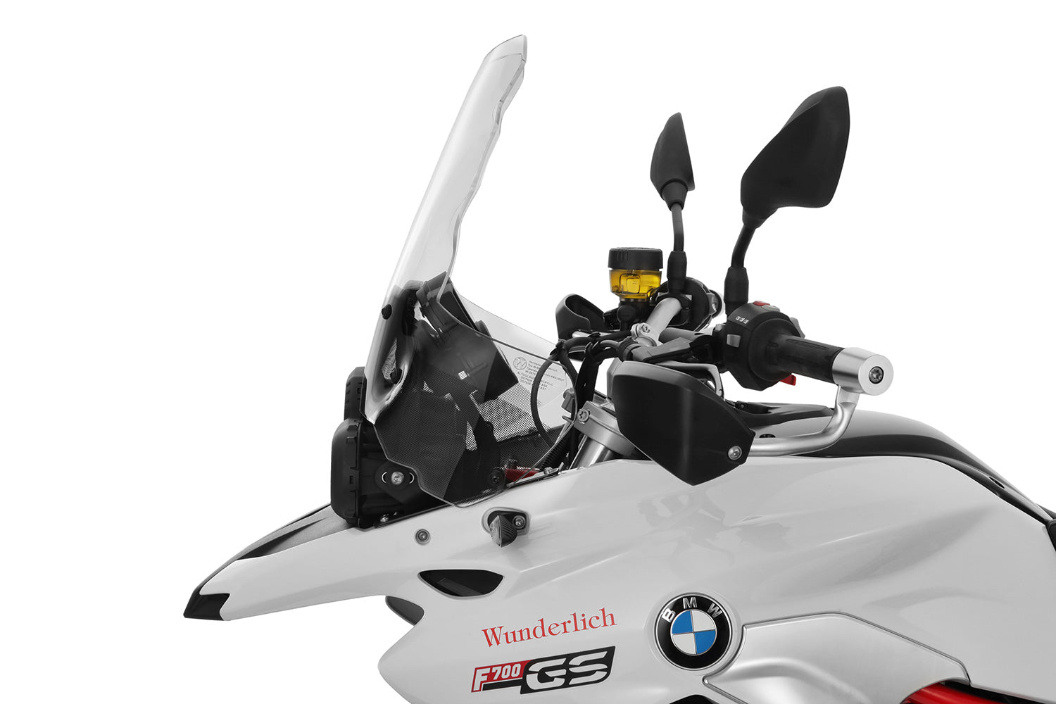 With a height of 460 mm, the plate is the perfect compromise between maximum wind protection and minimum dimensions.