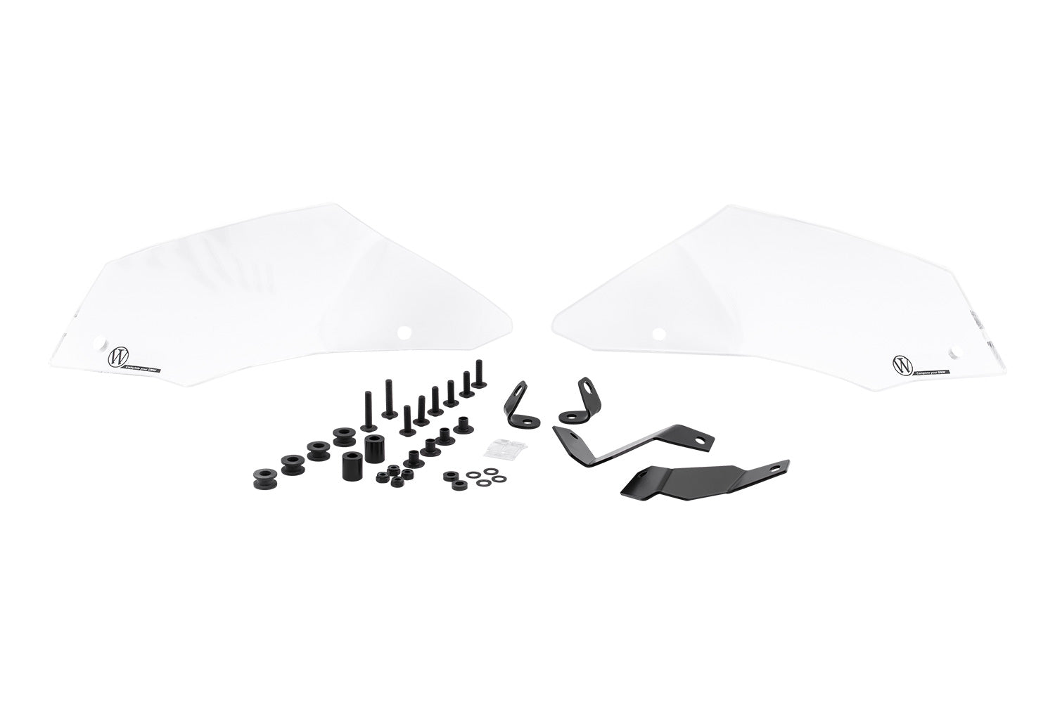 Wunderlich Flaps R 1200 GS LC and R 1250 GS protect the GS rider effectively from wind and weather