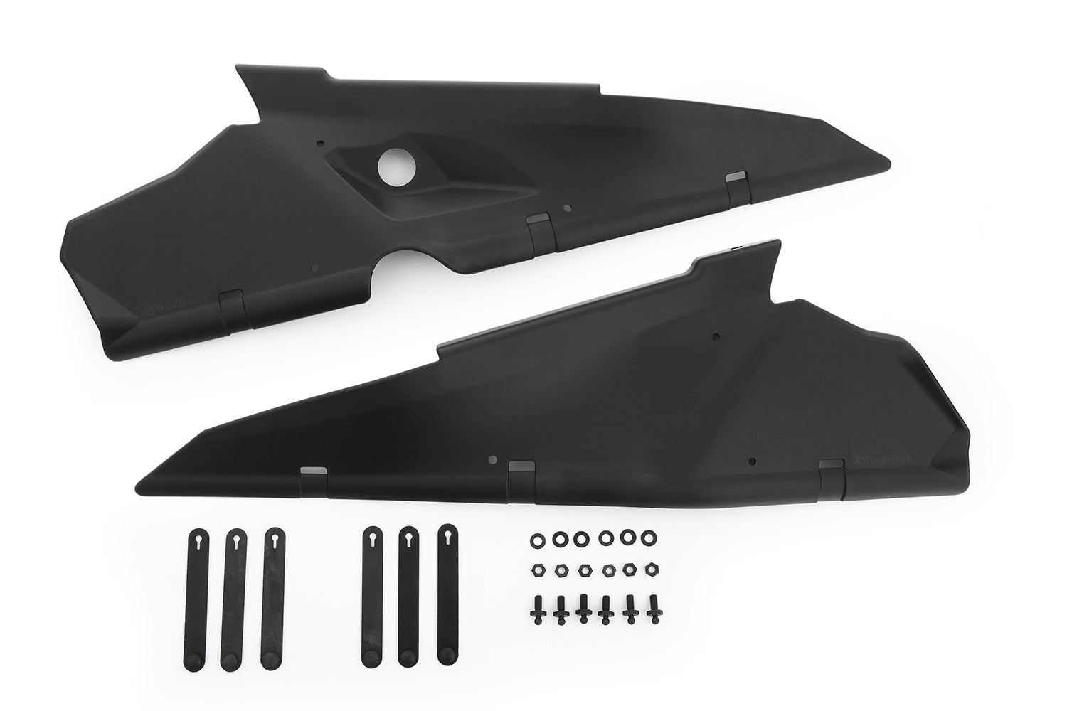 This set consists of our frame coverings prepared to accommodate the side pockets and the corresponding side pockets