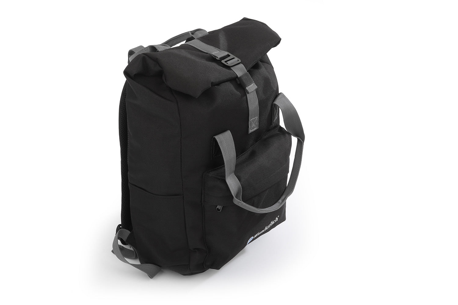 Super functional, contemporary designed, lightweight backpack for motorcycling, scooter riding or sightseeing