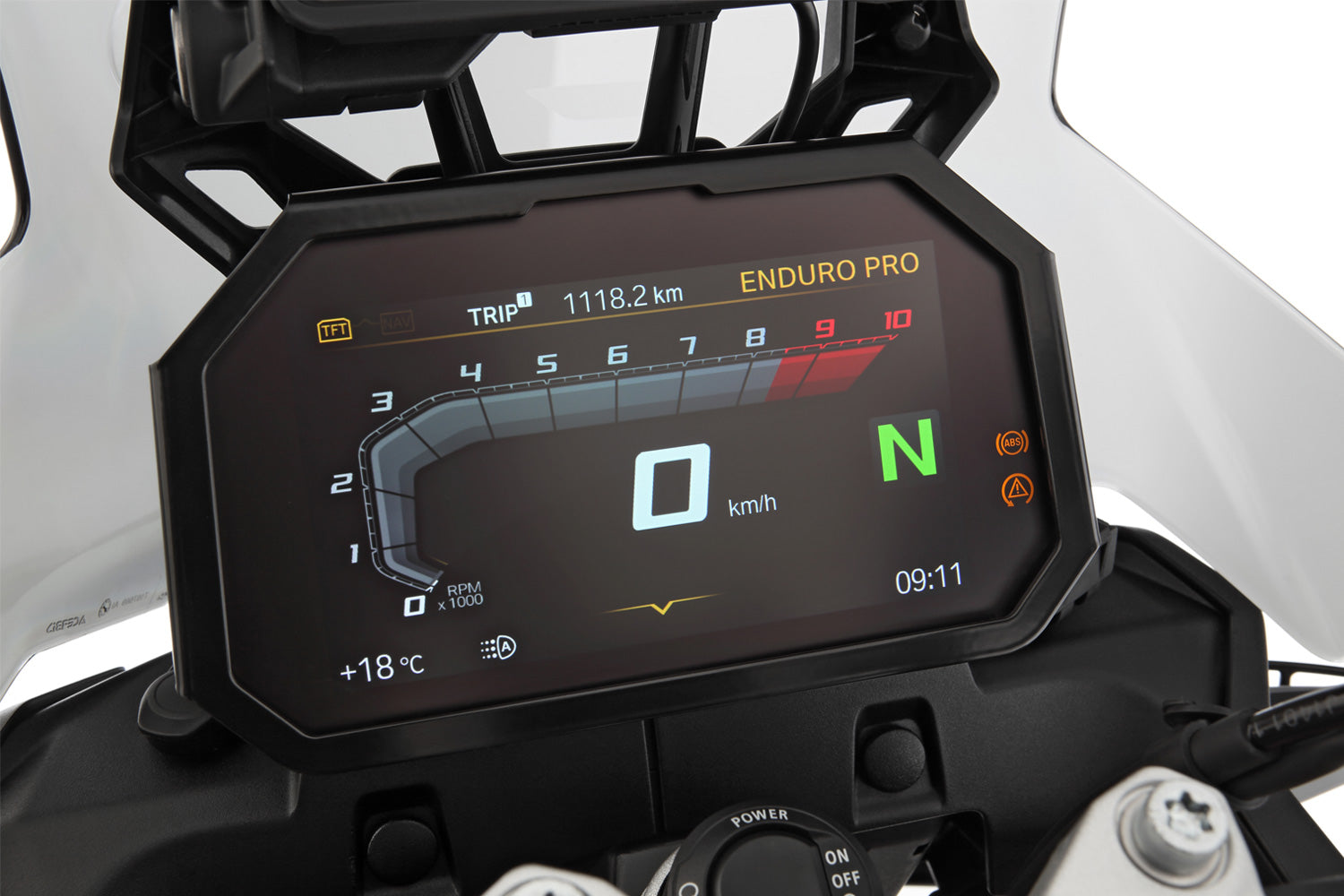Wunderlich TFT Display Theft Protection F 900 GS (2023-)- complete your BMW ✔ Premium components ✔ Integrated design ➜ Order now