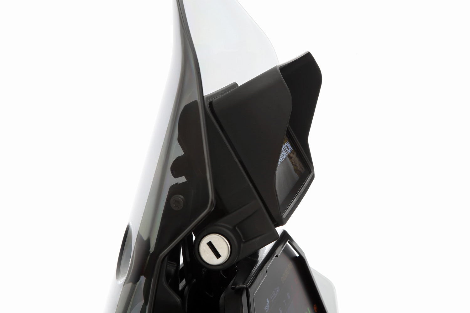 Wunderlich Glare Shield for BMW Navigator ConnectedRide  - complete your BMW ✔ Premium components ✔ Integrated design ➜ Order now