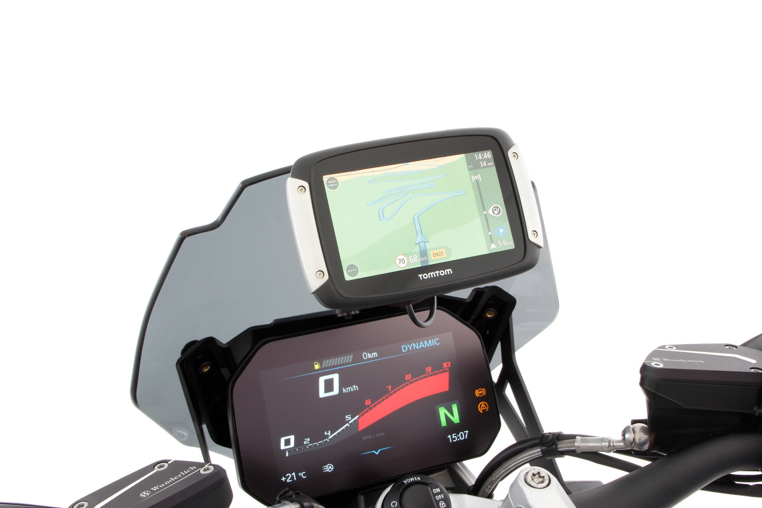 Wunderlich universal device carrier R 1250 R - complete your BMW ✔ Premium components ✔ Integrated design ➜ Order now