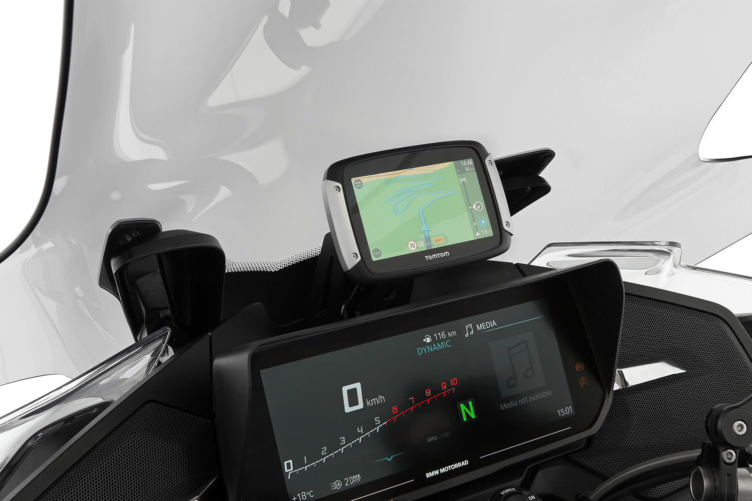 Wunderlich universal device carrier R 1250 RT - complete your BMW ✔ Premium components ✔ Integrated design ➜ Order now