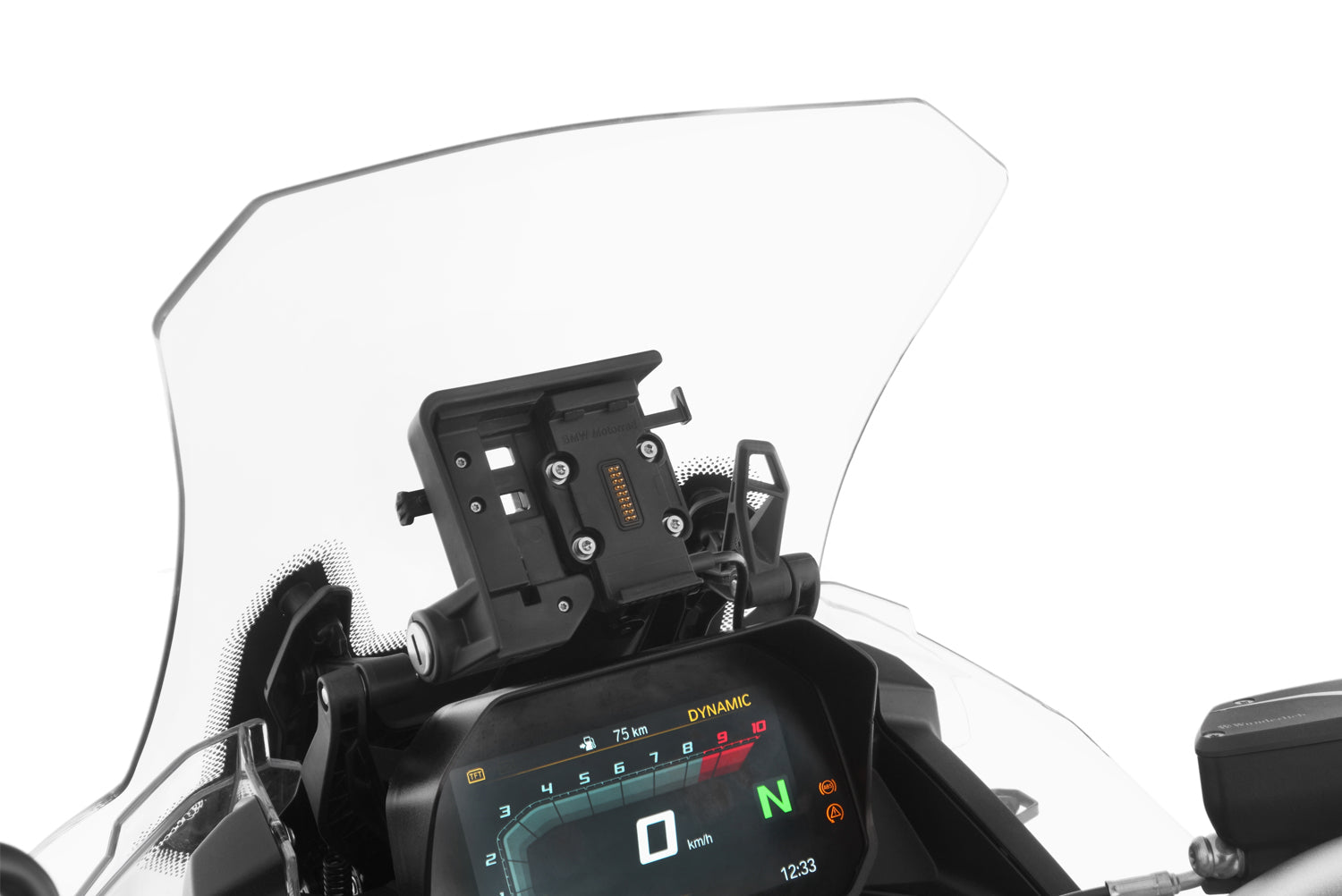 Positions the navigation device in the natural line of sight for ergonomically visibility and operability, making your ride more relaxed.