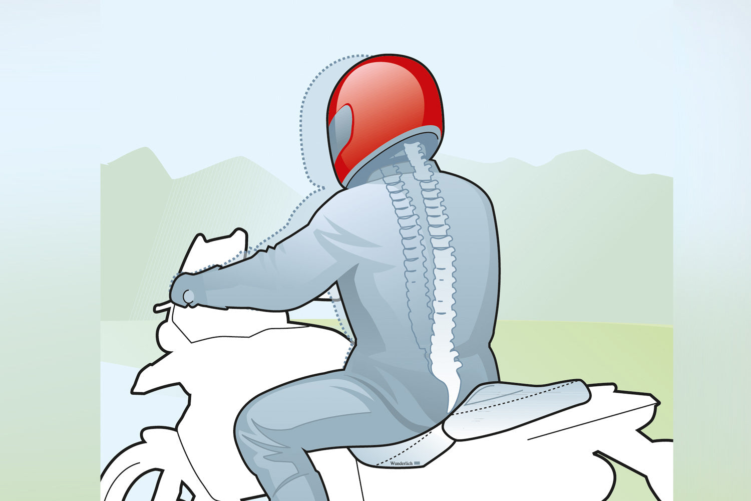 Wunderlich rider seat AKTIVKOMFORT -30mm-25630-010