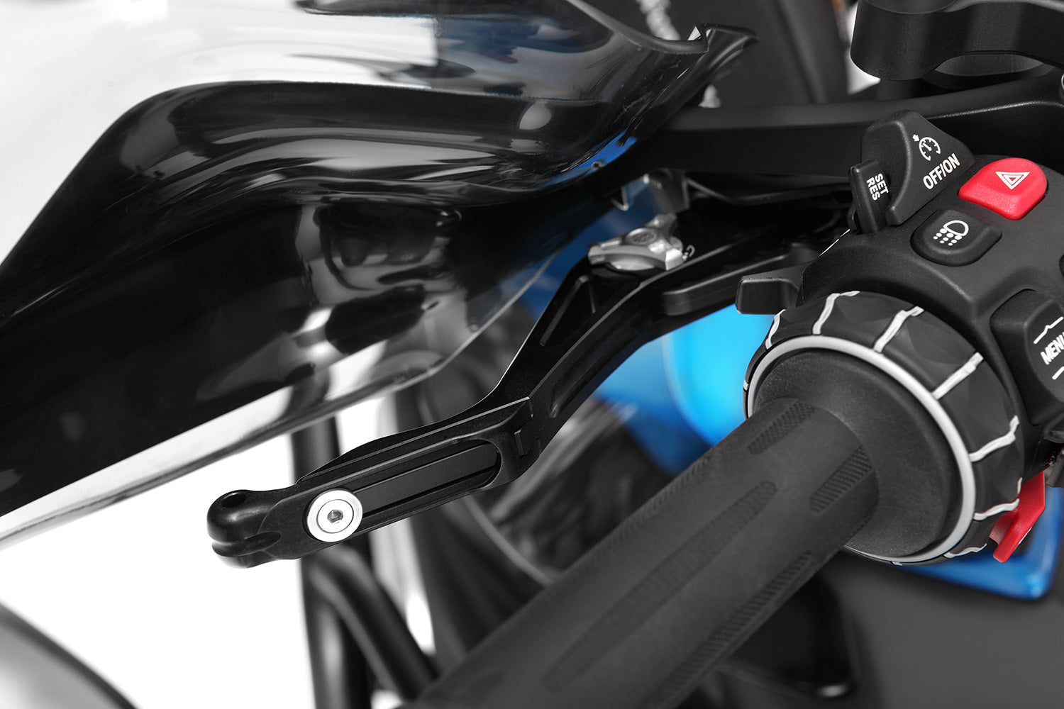 The grip can be individually adjusted to your own needs, habits or preferences perfectly and precisely.