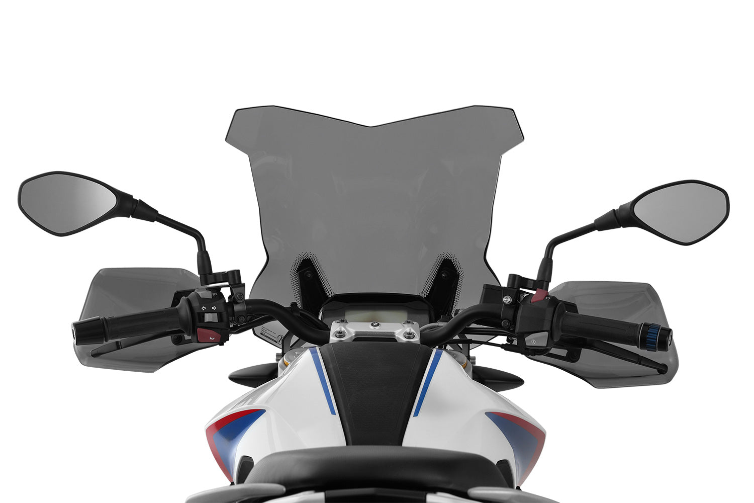 These hand guards offer maximum protection from cold, rain, or dirt.