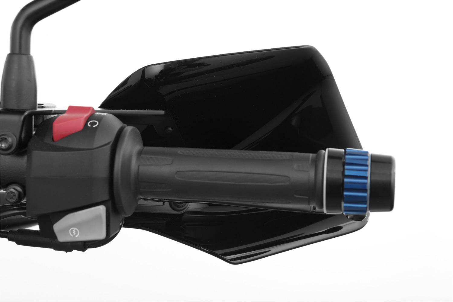 These hand guards offer maximum protection from cold, rain, or dirt.