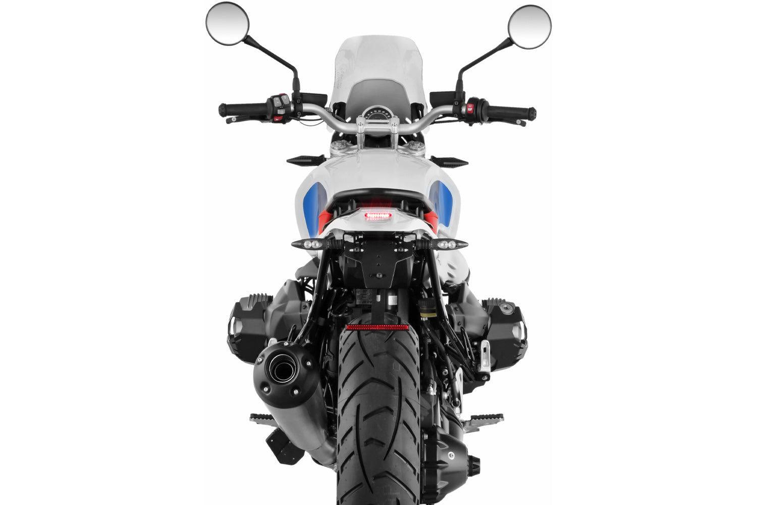 Wunderlich “Enduro” tail conversion with rear light, unvarnished