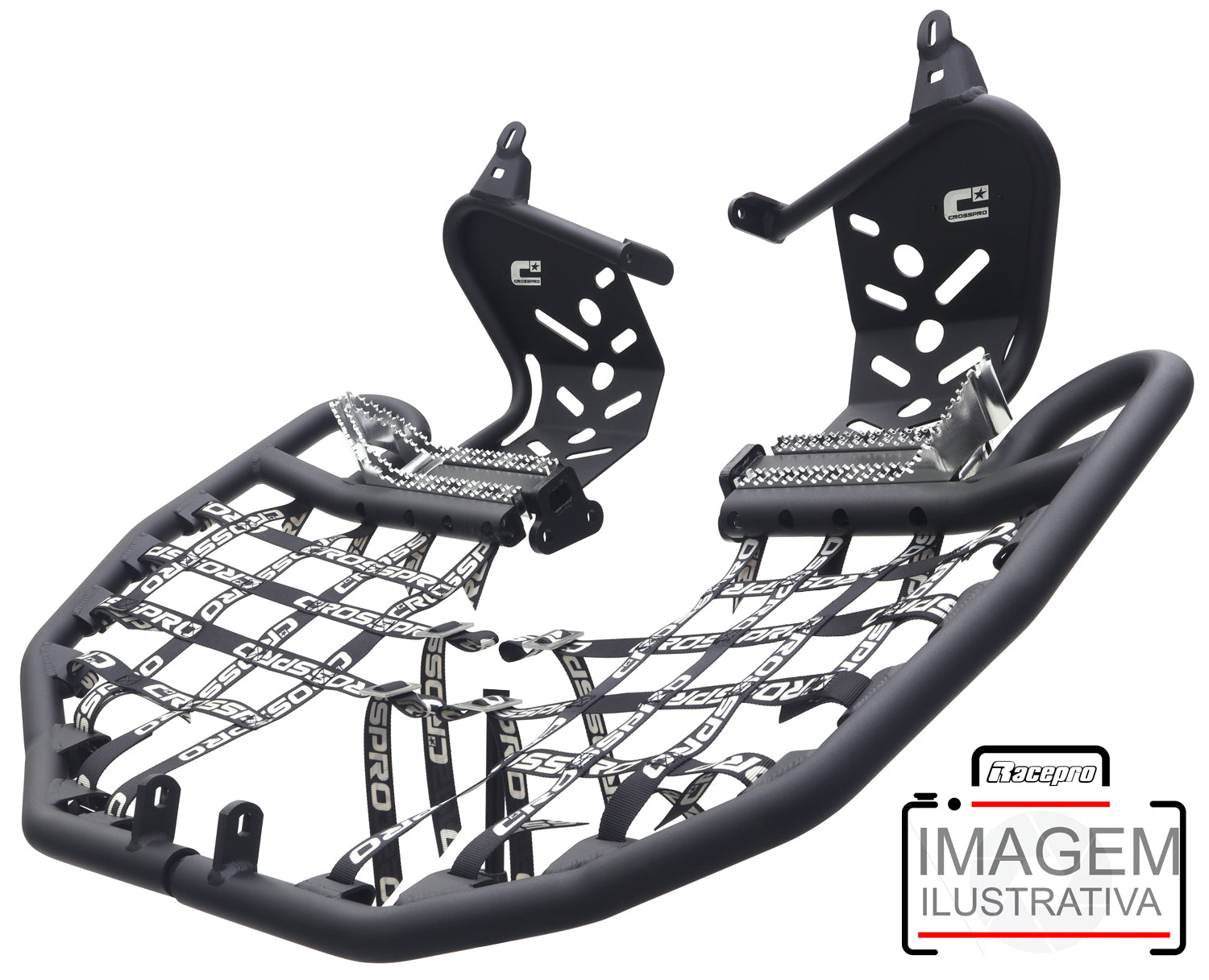 Crosspro - Nerf Bar Evo Pro For Yamaha YFZ 450-Textured Black