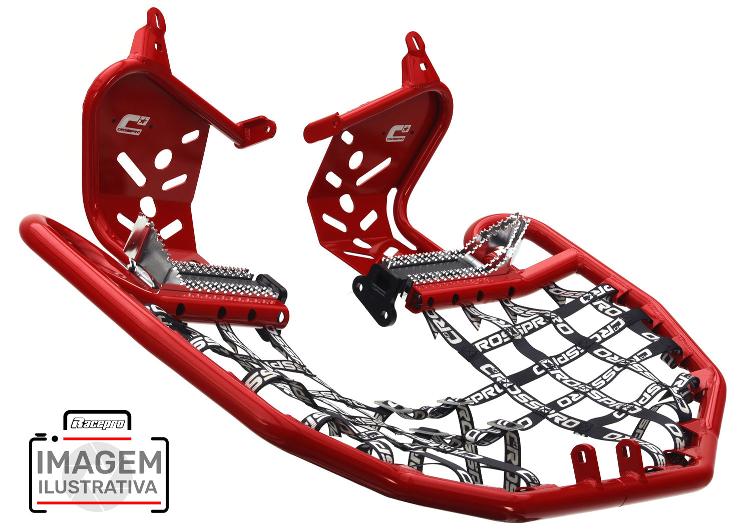 Crosspro - Nerf Bar Evo Pro For Yamaha YFZ 450R-Red