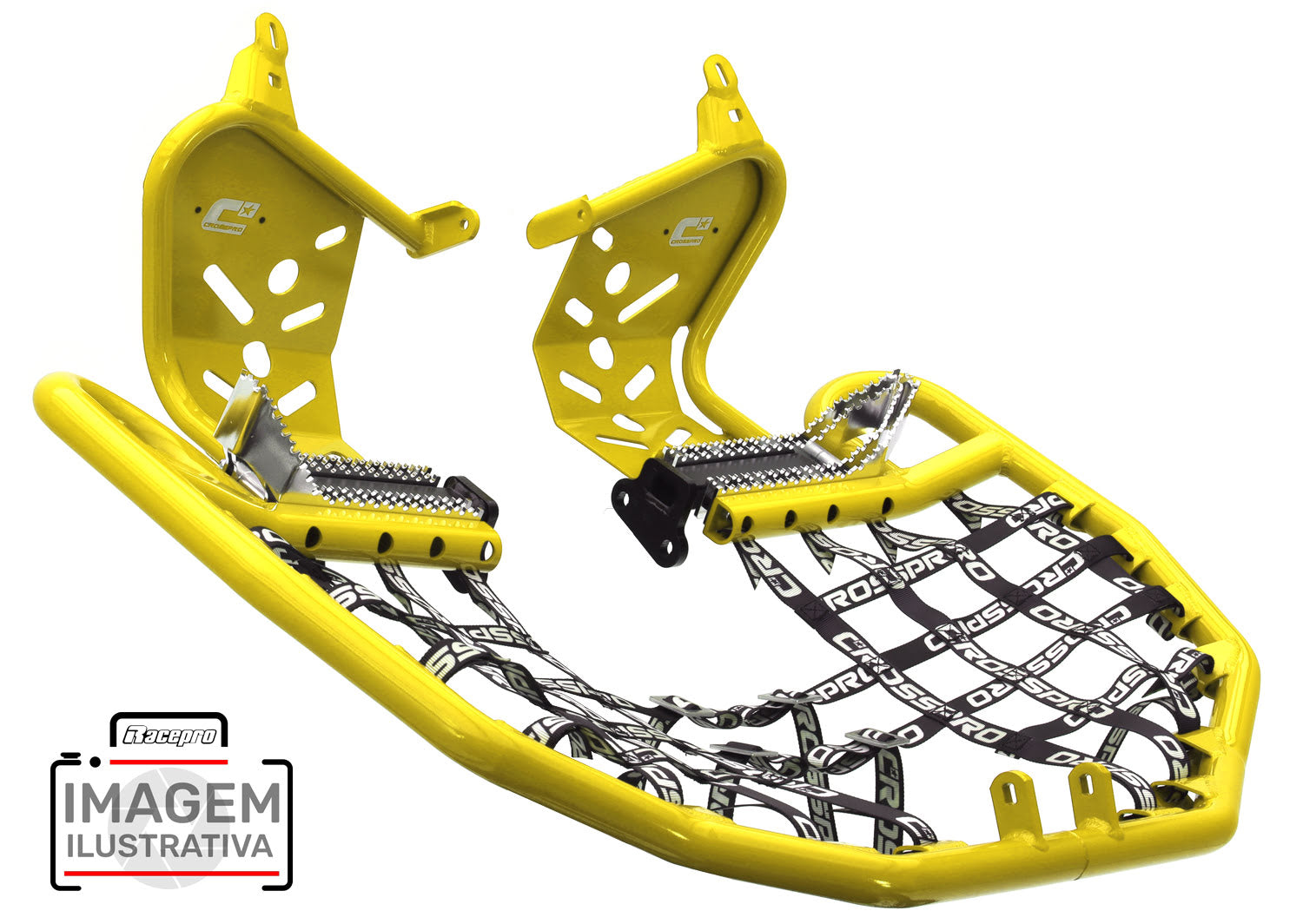 Crosspro - Nerf Bar Evo Pro For Yamaha YFM 700 Raptor-Yellow