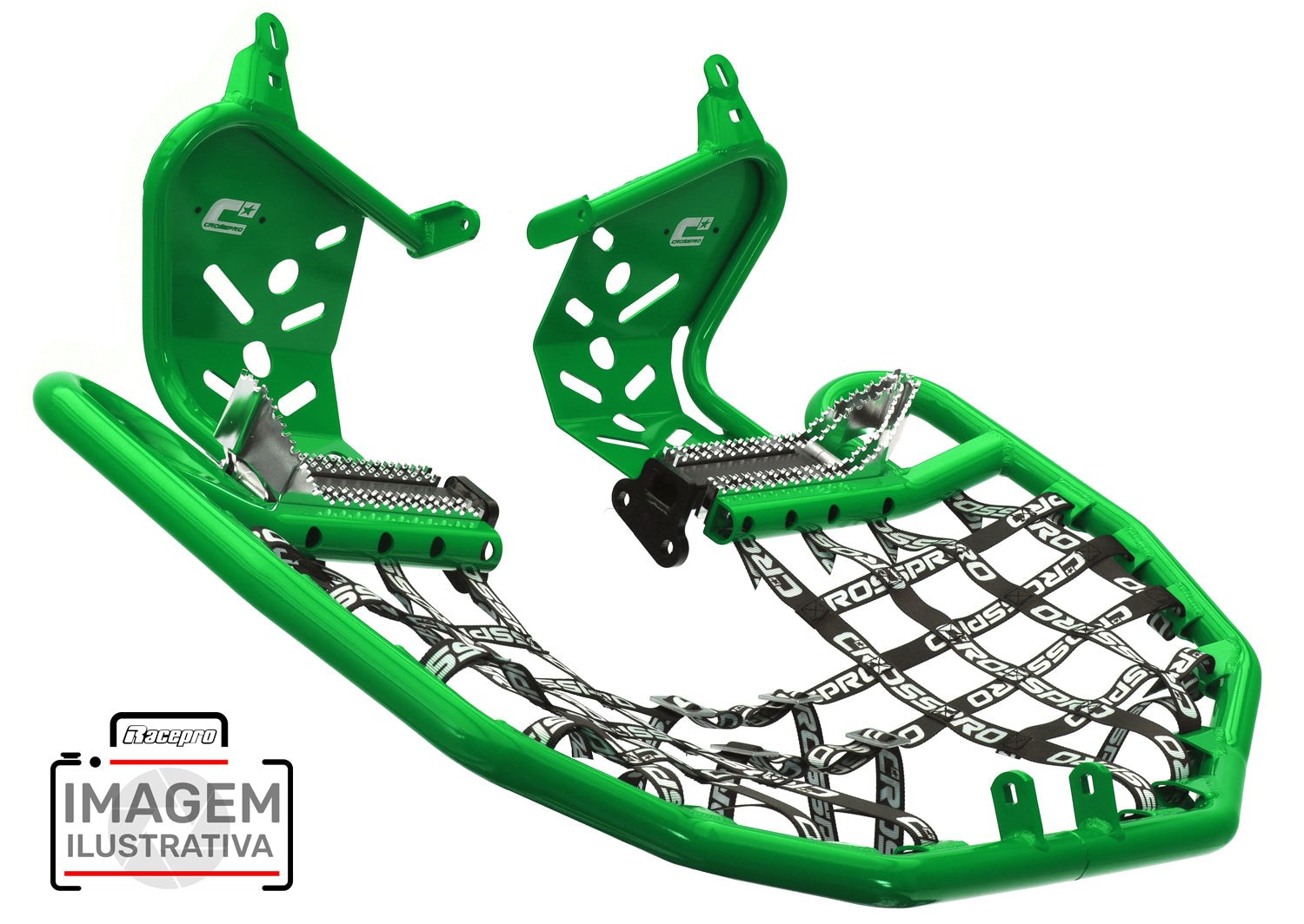 Crosspro - Nerf Bar Evo Pro For Kawasaki KFX 450R-Green
