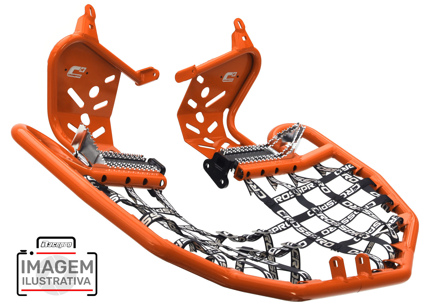 Crosspro - Nerf Bar Evo Pro For Yamaha YFZ 450R-Orange