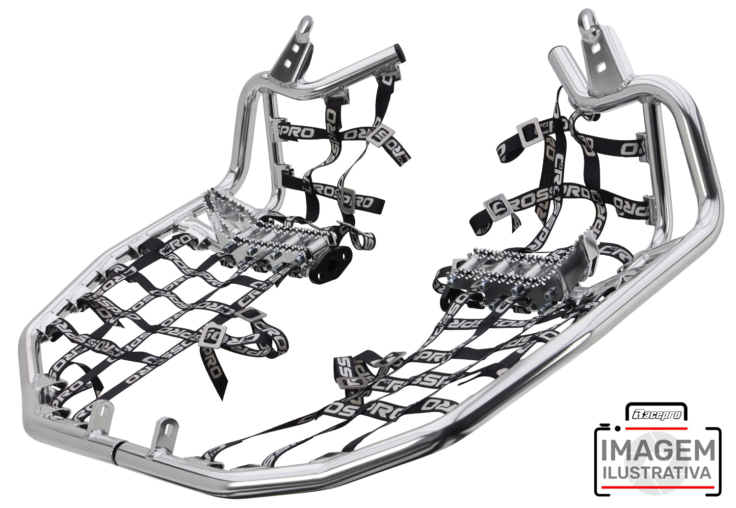 Crosspro - Nerf Bar Racing Pro For Yamaha YFZ 450-Polido