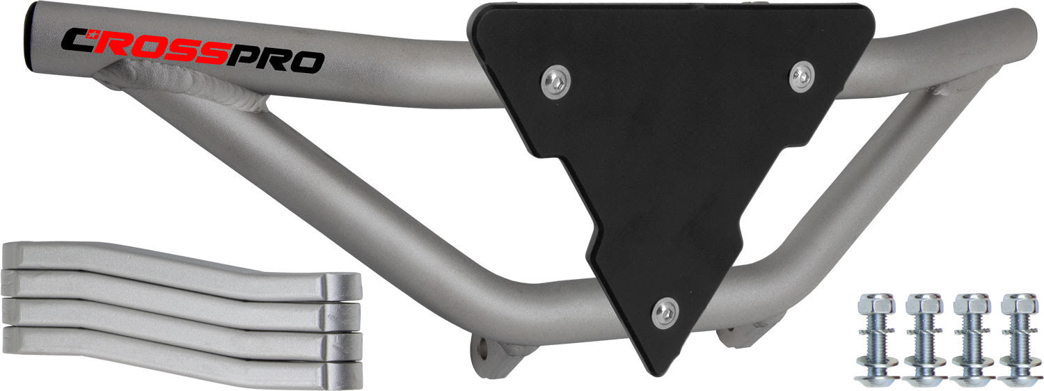 Crosspro - Front Bumper Gliese For SMC Ram 520-Ice Polish Tube / Black Plate