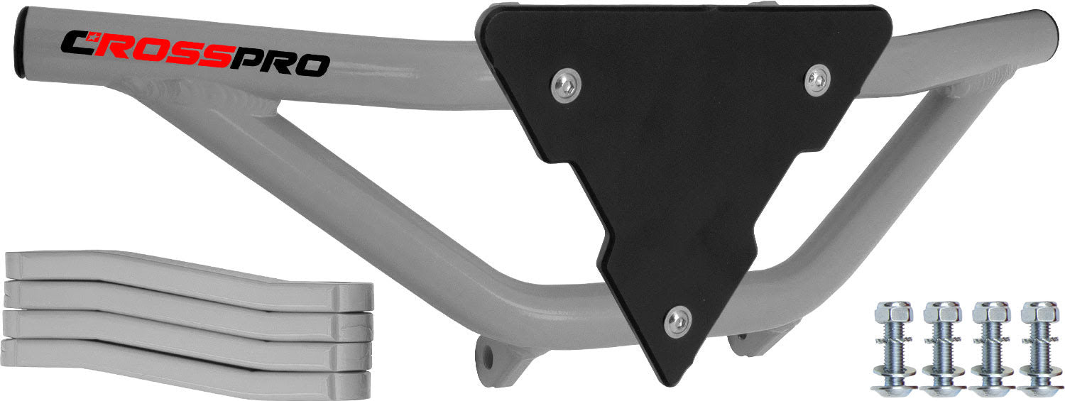 Crosspro - Front Bumper Gliese For Access SP 450-White Tube / Black Plate