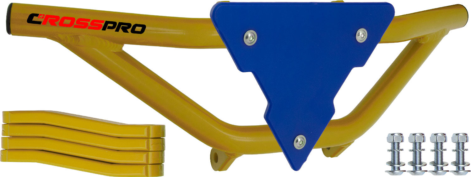 Crosspro - Front Bumper Gliese For Access SP 450-Yellow Tube / Blue Plate