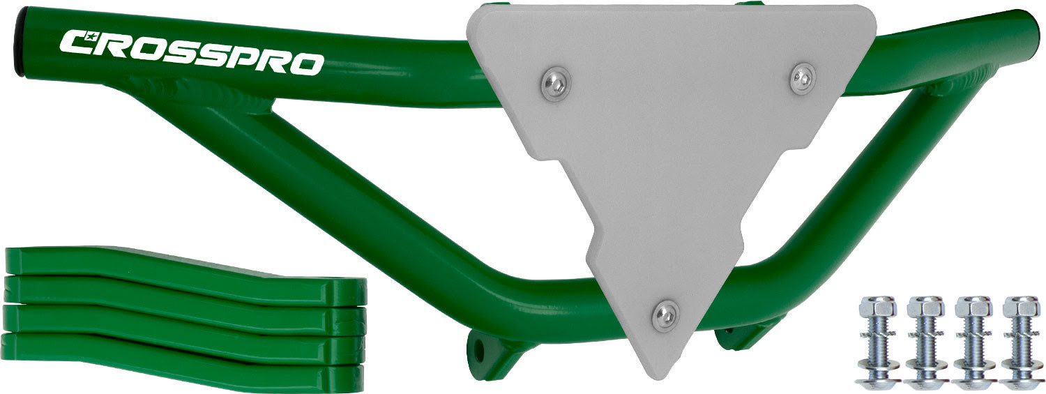 Crosspro - Front Bumper Gliese For Access SP 450-Green Tube / White Plate