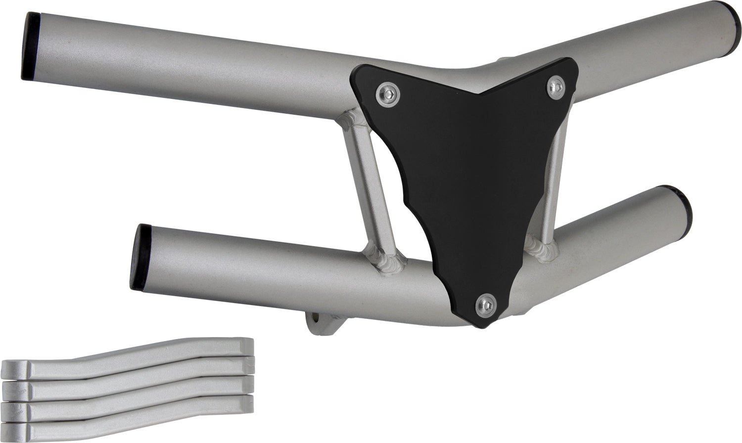 Crosspro - Front Bumper Waspe Lite For 450 XC (ATV), 525 XC (ATV), KTM 450 SX (ATV), 505 SX (ATV)-Ice Polish Tube / Black Plate