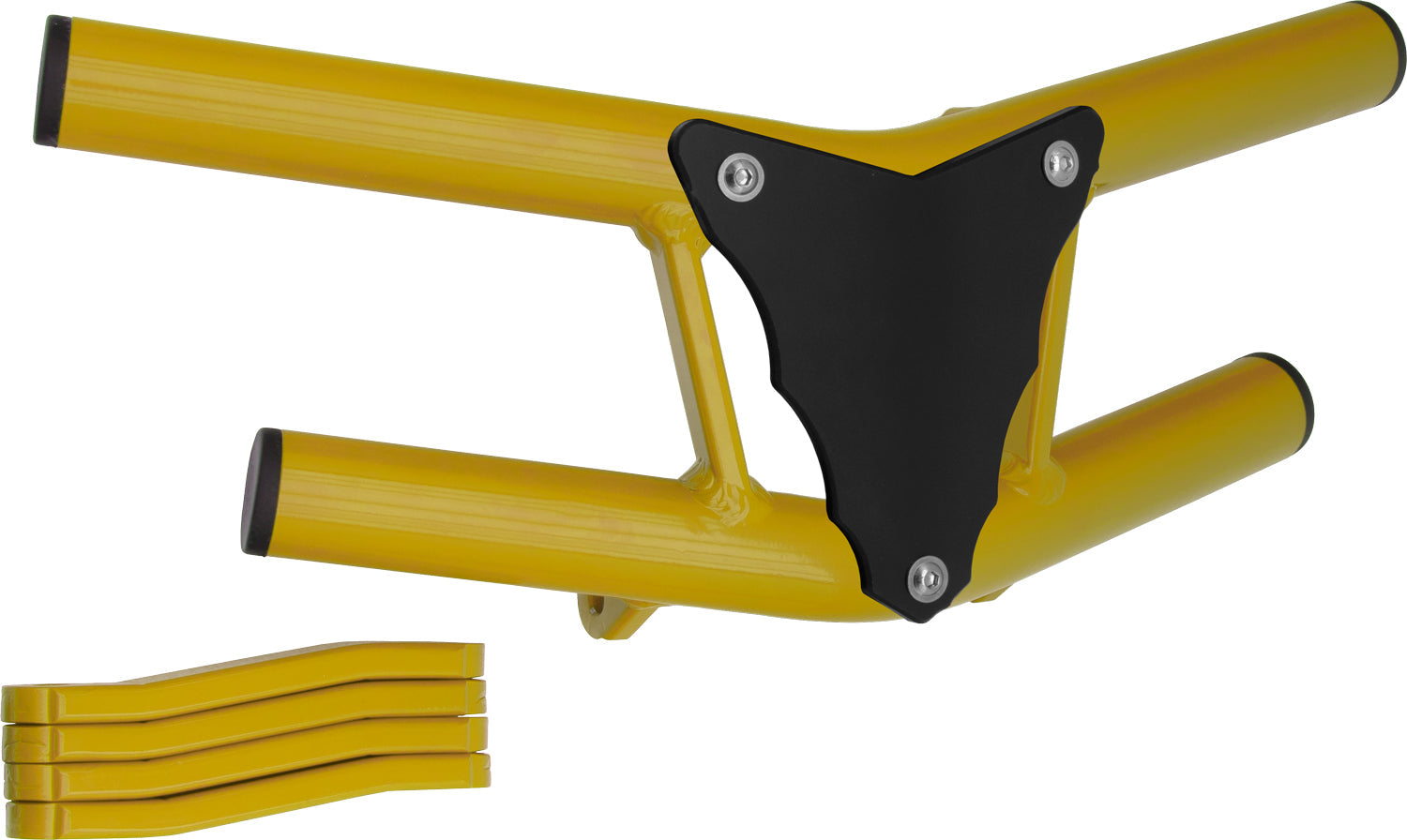 Crosspro - Front Bumper Waspe Lite For 450 XC (ATV), 525 XC (ATV), KTM 450 SX (ATV), 505 SX (ATV)-Yellow Tube / Black Plate