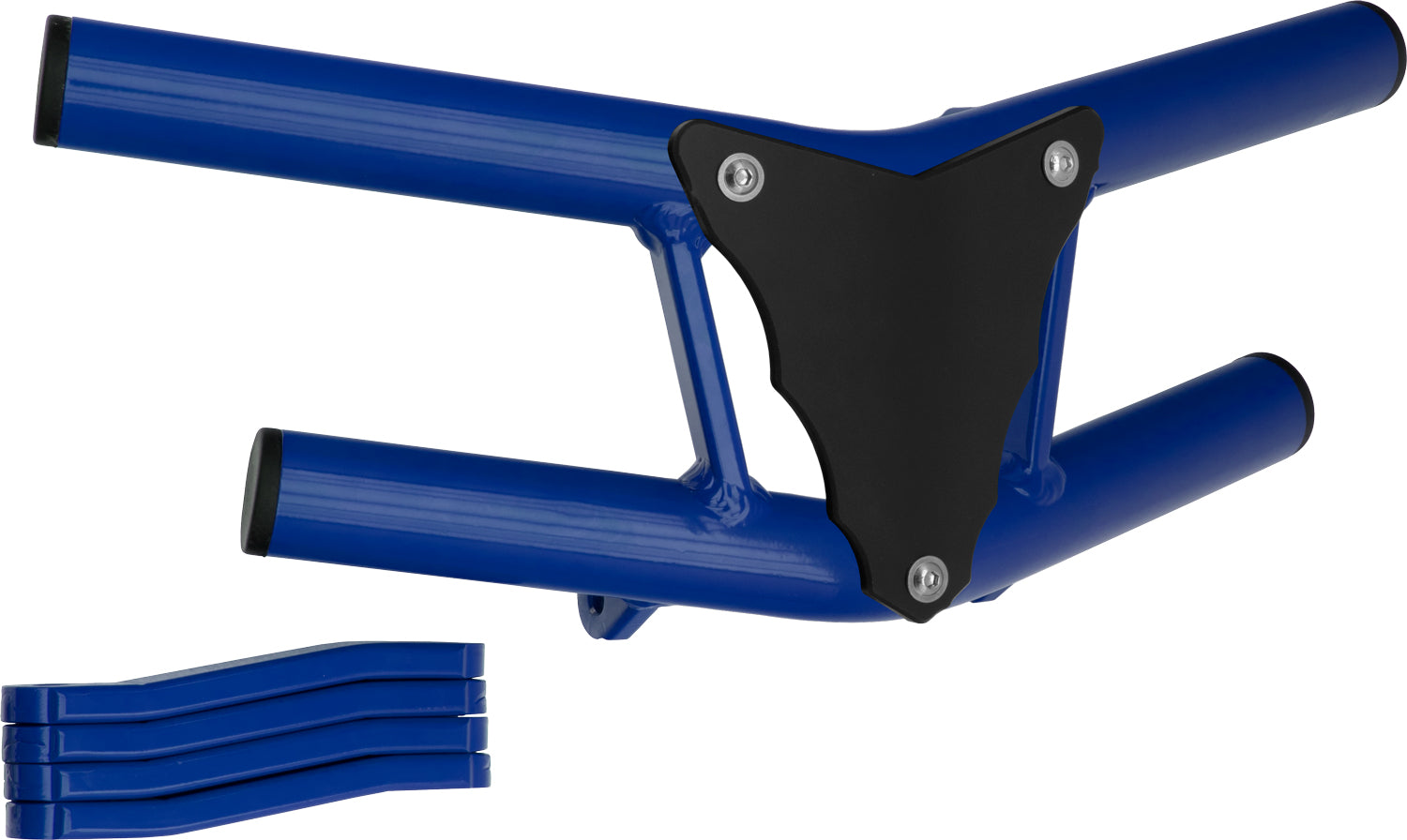 Crosspro - Front Bumper Waspe Lite For 450 XC (ATV), 525 XC (ATV), KTM 450 SX (ATV), 505 SX (ATV)-Blue Tube / Black Plate