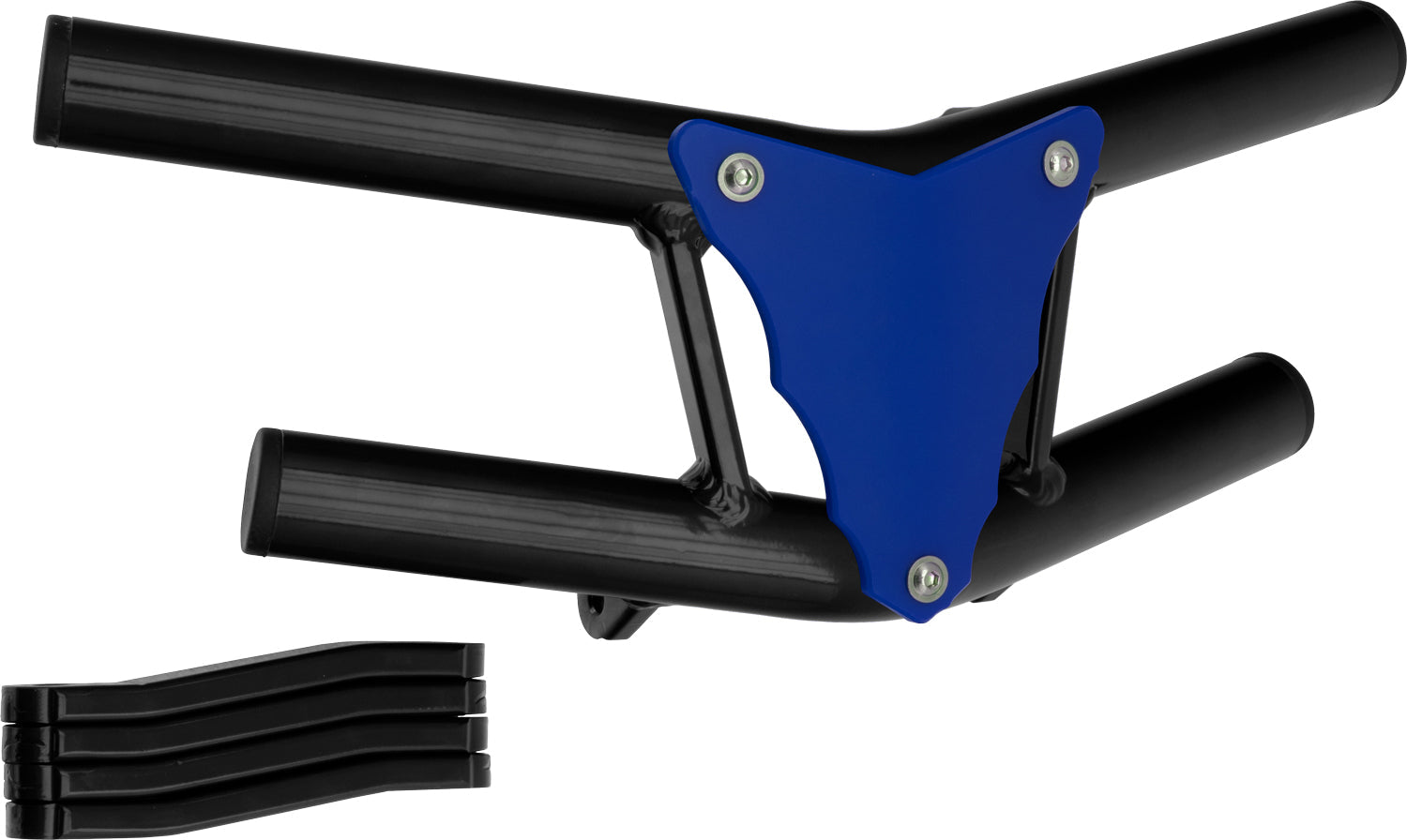 Crosspro - Front Bumper Waspe Lite For Can Am (BRP) DS 250-Black Tube / Blue Plate