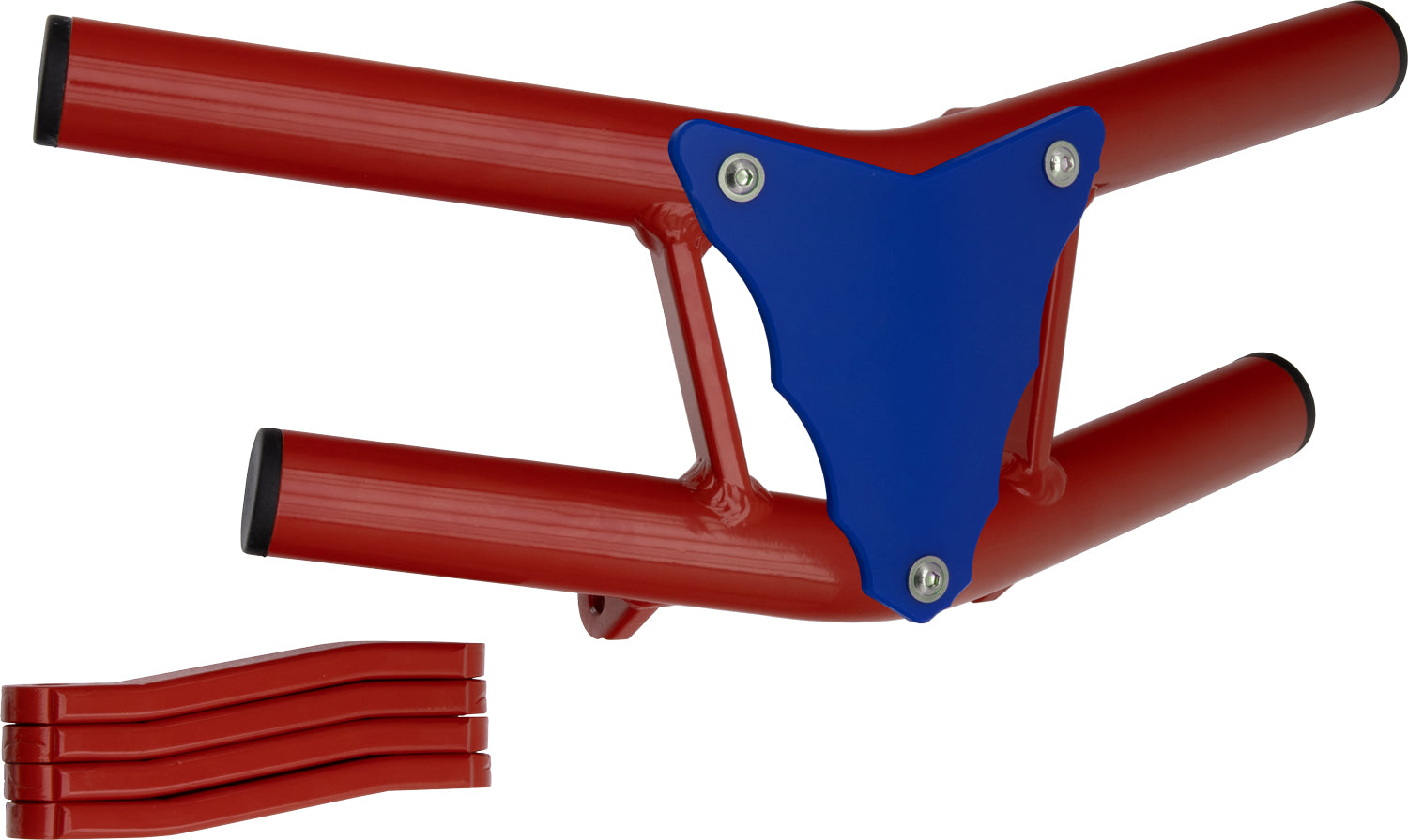 Crosspro - Front Bumper Waspe Lite For Honda TRX 250-Red Tube / Blue Plate