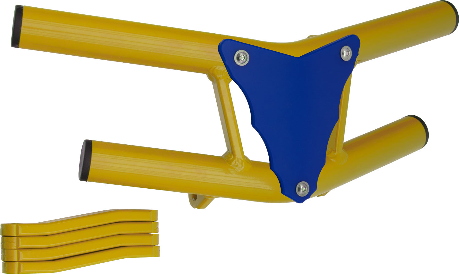 Crosspro - Front Bumper Waspe Lite For 450 XC (ATV), 525 XC (ATV), 450 SX (ATV), KTM 505 SX (ATV)-Yellow Tube / Blue Plate