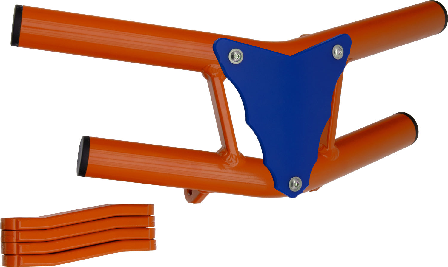 Crosspro - Front Bumper Waspe Lite For Polaris Predator 500-Orange Tube / Blue Plate