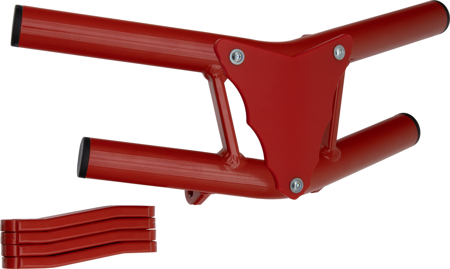 Crosspro - Front Bumper Waspe Lite For 450 XC (ATV), 525 XC (ATV), KTM 450 SX (ATV), 505 SX (ATV)-Red Tube / Red Plate