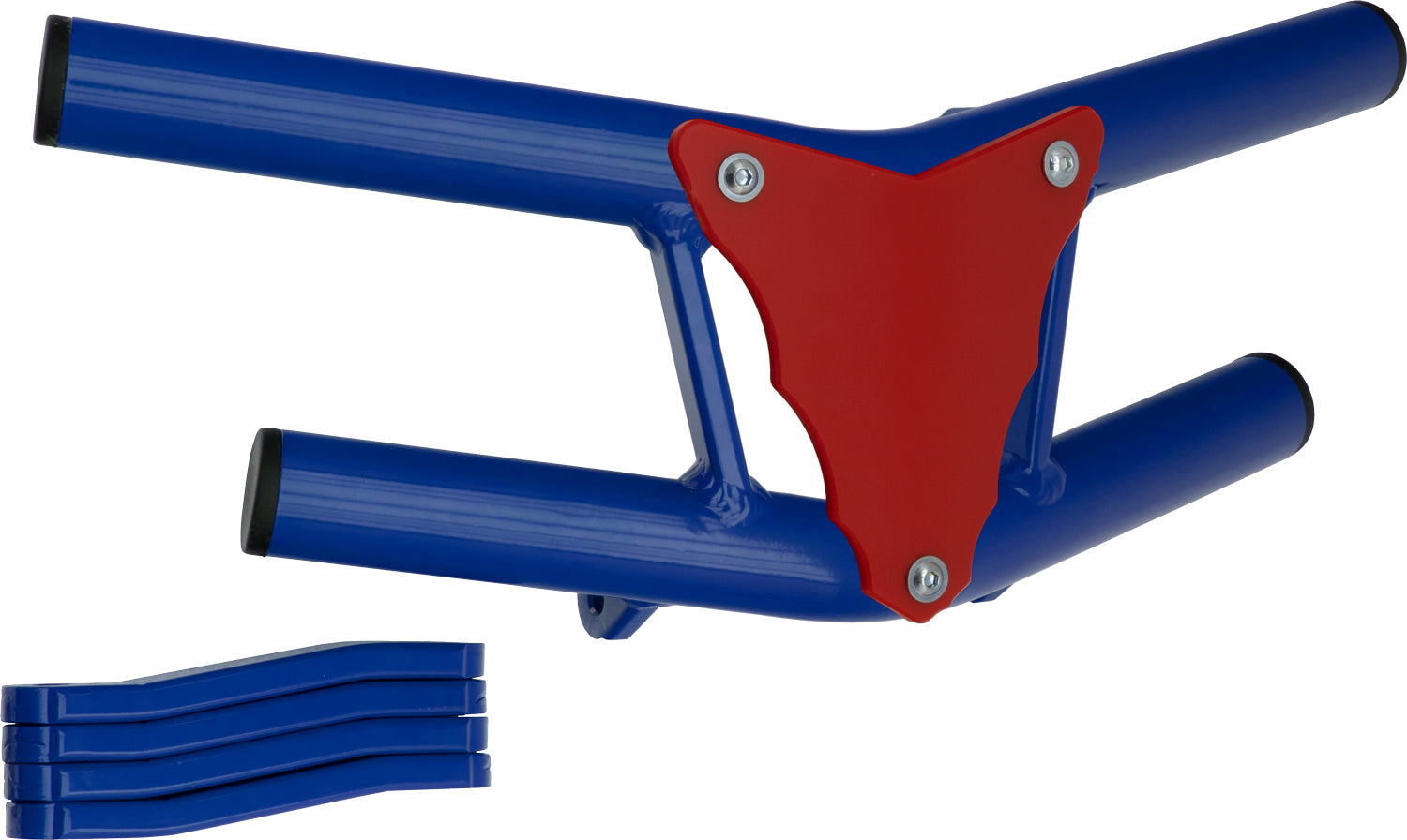 Crosspro - Front Bumper Waspe Lite For Yamaha YFZ 450-Blue Tube / Red Plate