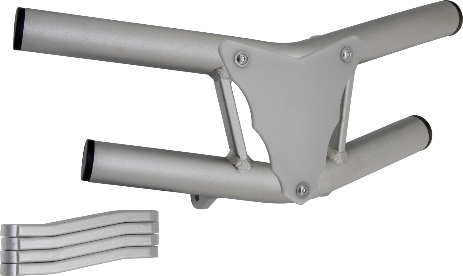 Crosspro - Front Bumper Waspe Lite For 450 XC (ATV), 525 XC (ATV), KTM 450 SX (ATV), 505 SX (ATV)-Ice Polish Tube / White Plate