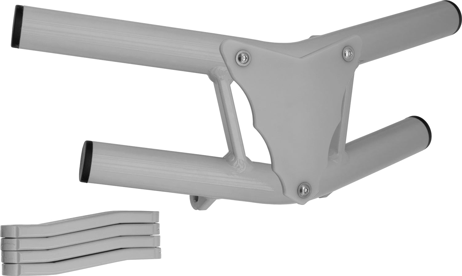 Crosspro - Front Bumper Waspe Lite For Adly Herkules 500 S-White Tube / White Plate