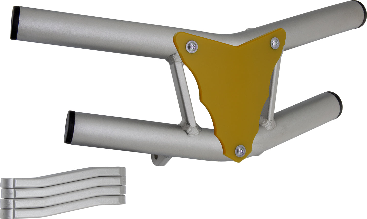 Crosspro - Front Bumper Waspe Lite For Yamaha YFZ 350 Banshee-Ice Polish Tube / Yellow Plate