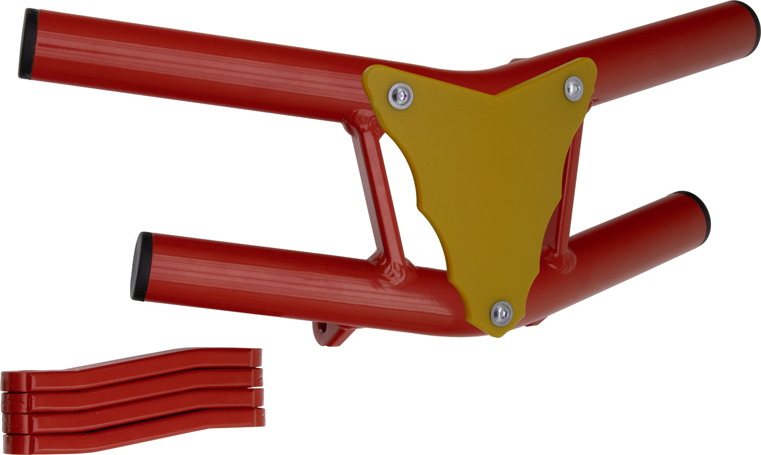 Crosspro - Front Bumper Waspe Lite For Polaris Outlaw 525-Red Tube / Yellow Plate