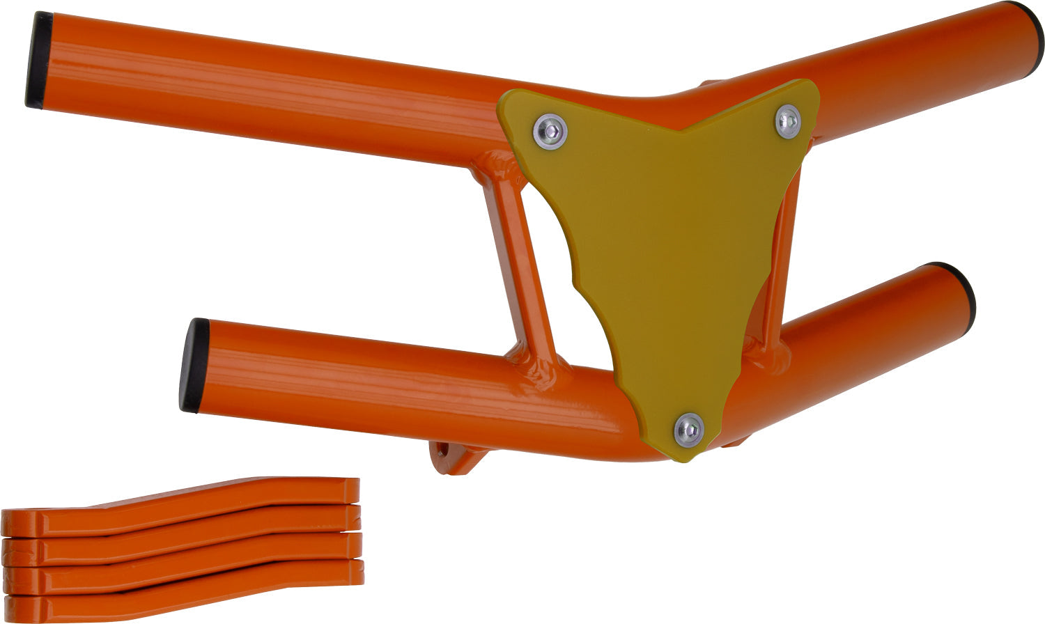 Crosspro - Front Bumper Waspe Lite For Yamaha YFZ 350 Banshee-Orange Tube / Yellow Plate