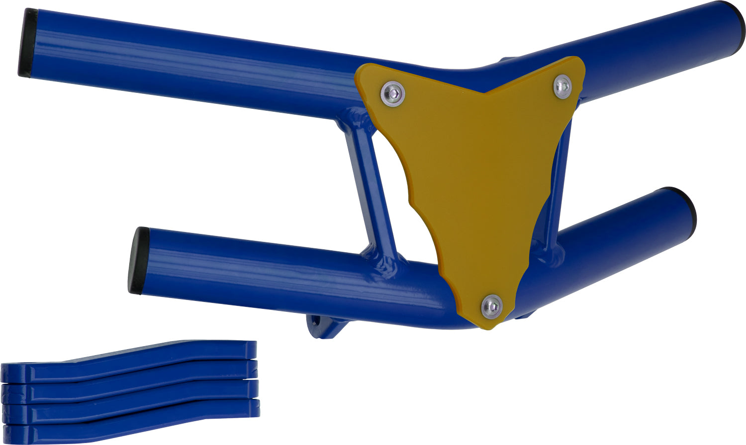 Crosspro - Front Bumper Waspe Lite For 450 XC (ATV), 525 XC (ATV), KTM 450 SX (ATV), 505 SX (ATV)-Blue Tube / Yellow Plate