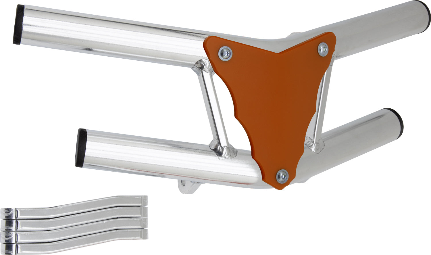 Crosspro - Front Bumper Waspe Lite For 450 XC (ATV), 525 XC (ATV), KTM 450 SX (ATV), 505 SX (ATV)-Polish Tubo / Orange Plate